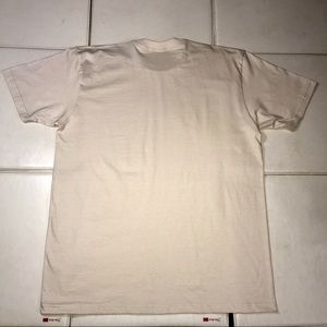 Supreme Blank Shirt natural Color Large Authentic